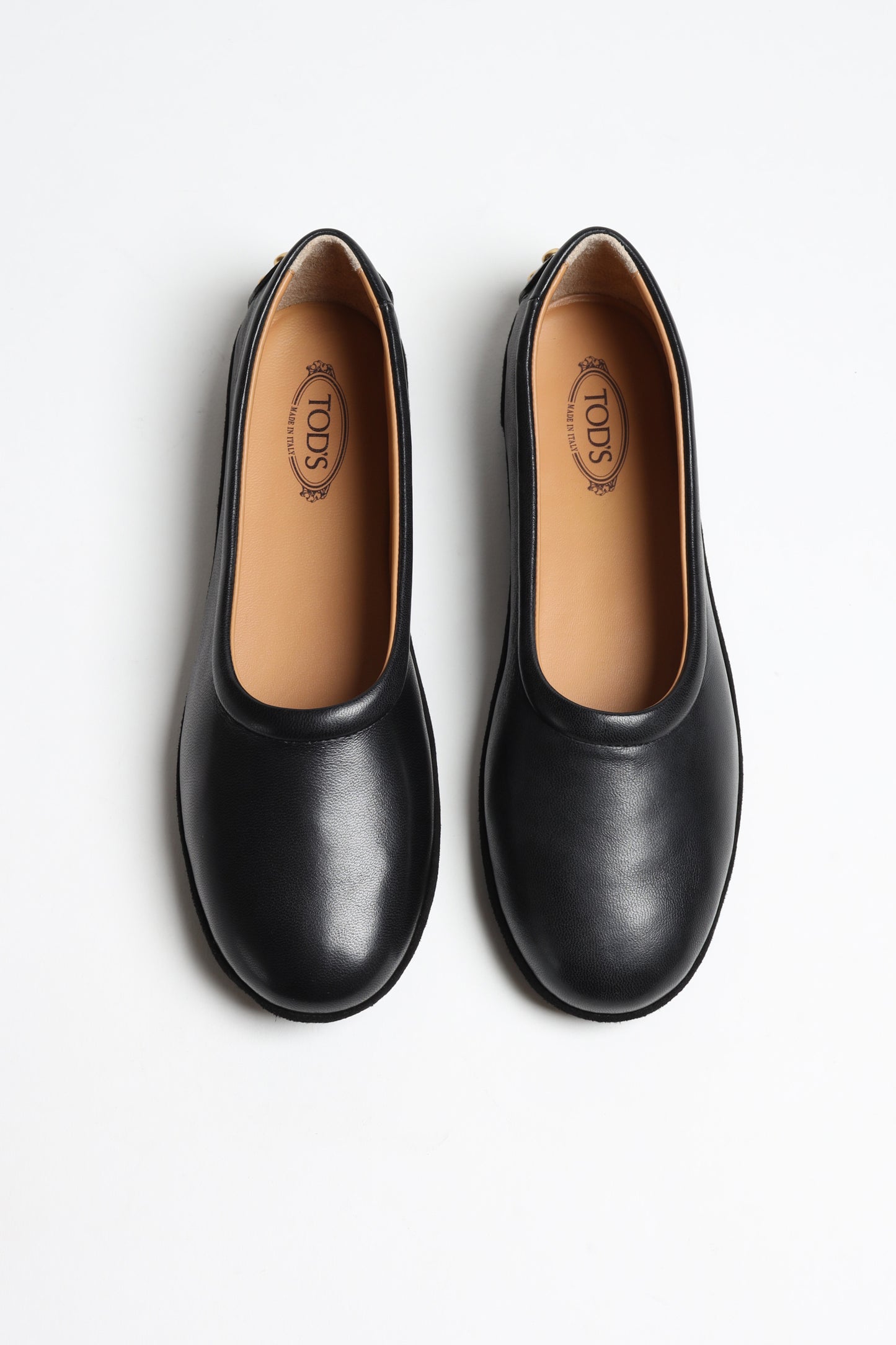 Ballerinas in black/gold