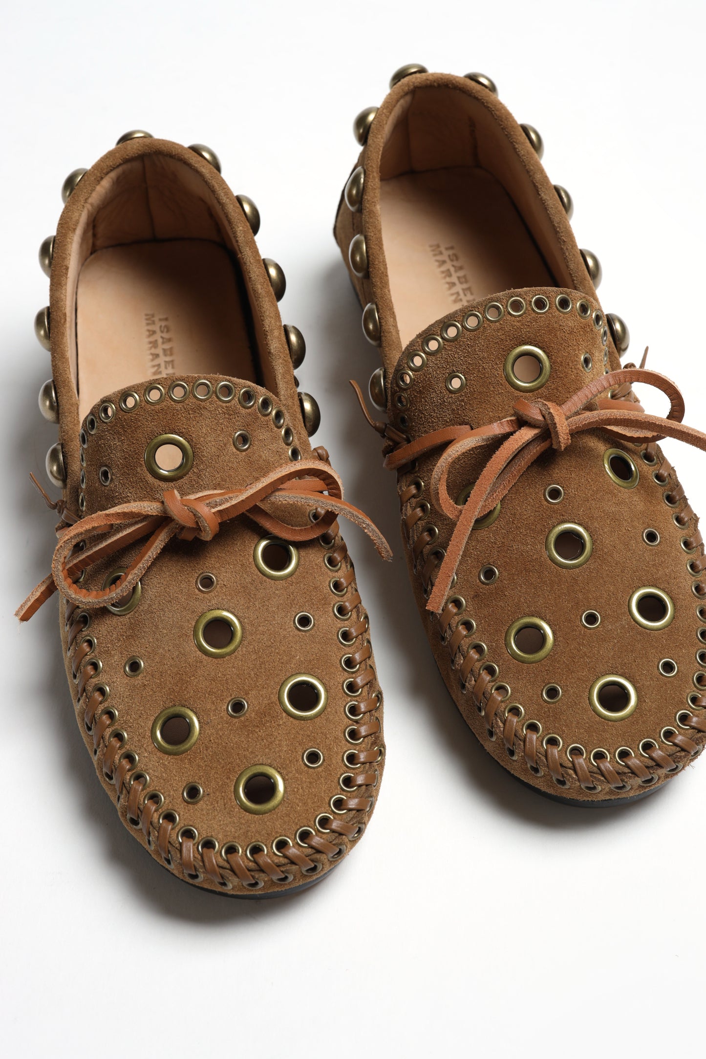 Fitza moccasins in cognac