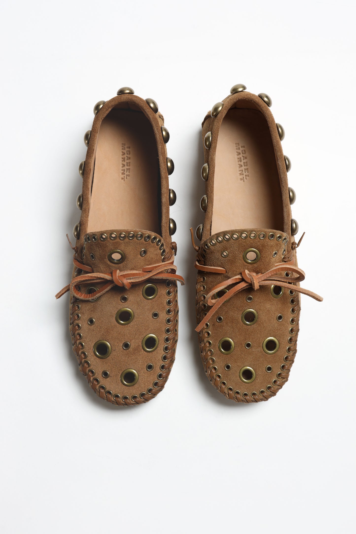 Fitza moccasins in cognac