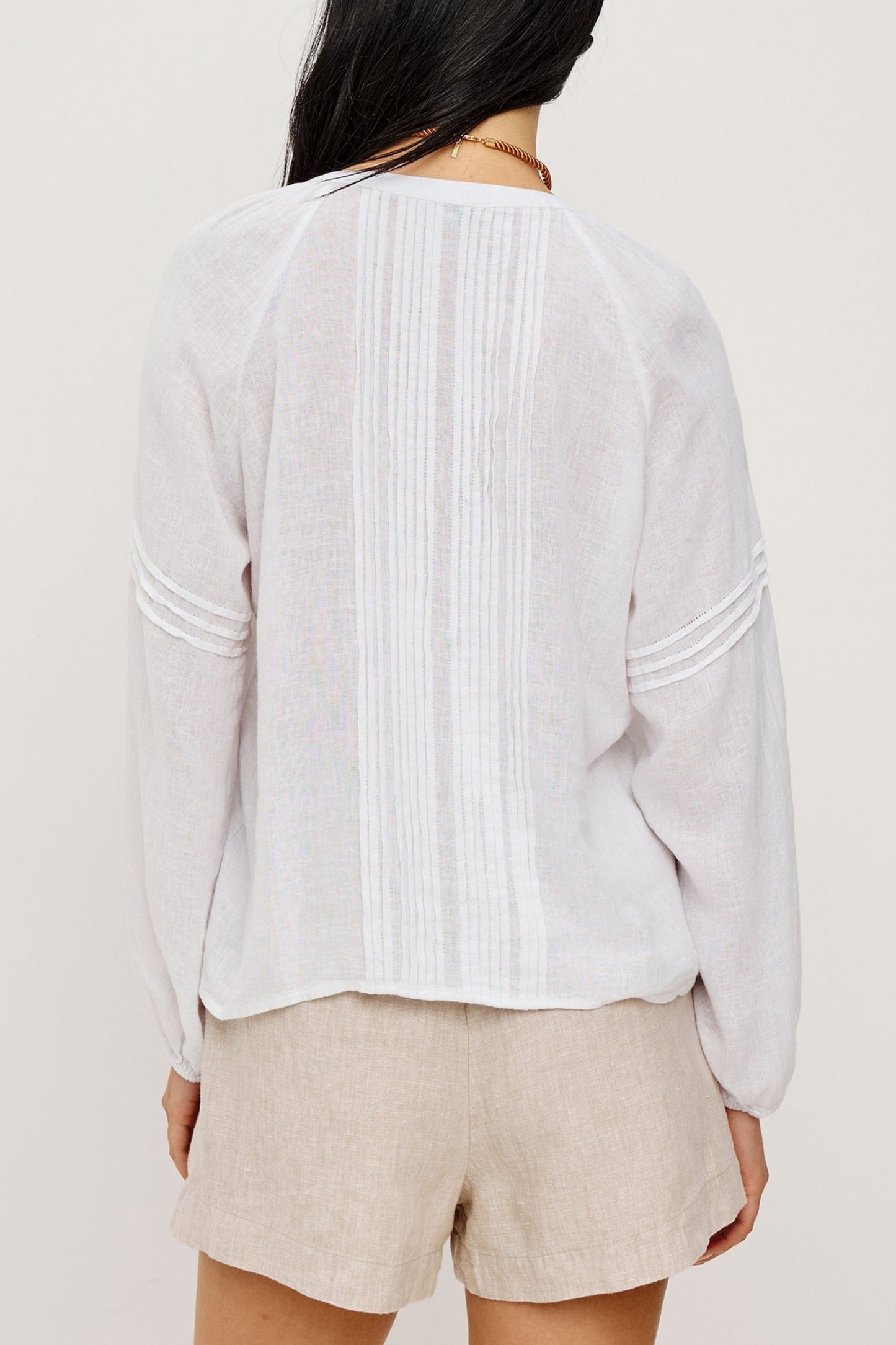 Naples blouse in white