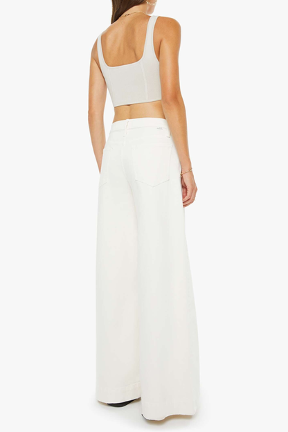 Jeans The Headliner Sneak in Cream PuffsMother - Anita Hass