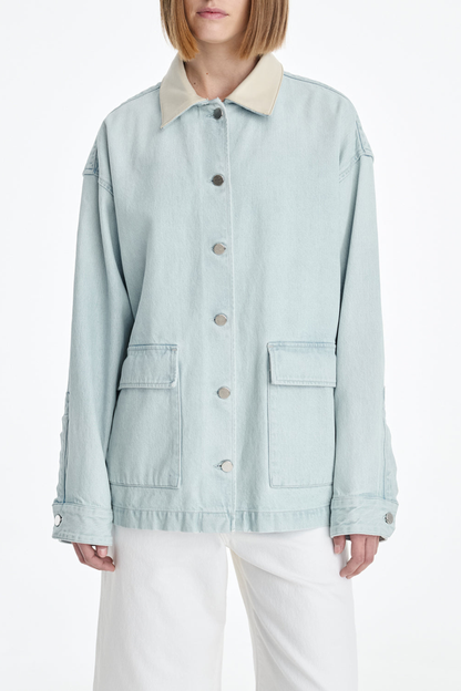 Jeansjacke Field in Washed Pale IndigoAgolde x Maria McManus - Anita Hass