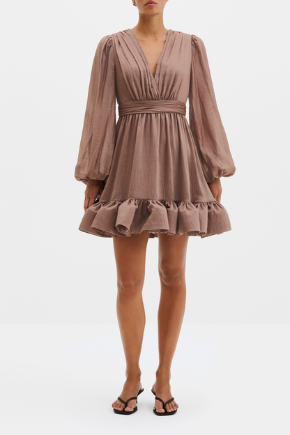 Jadie dress in taupe
