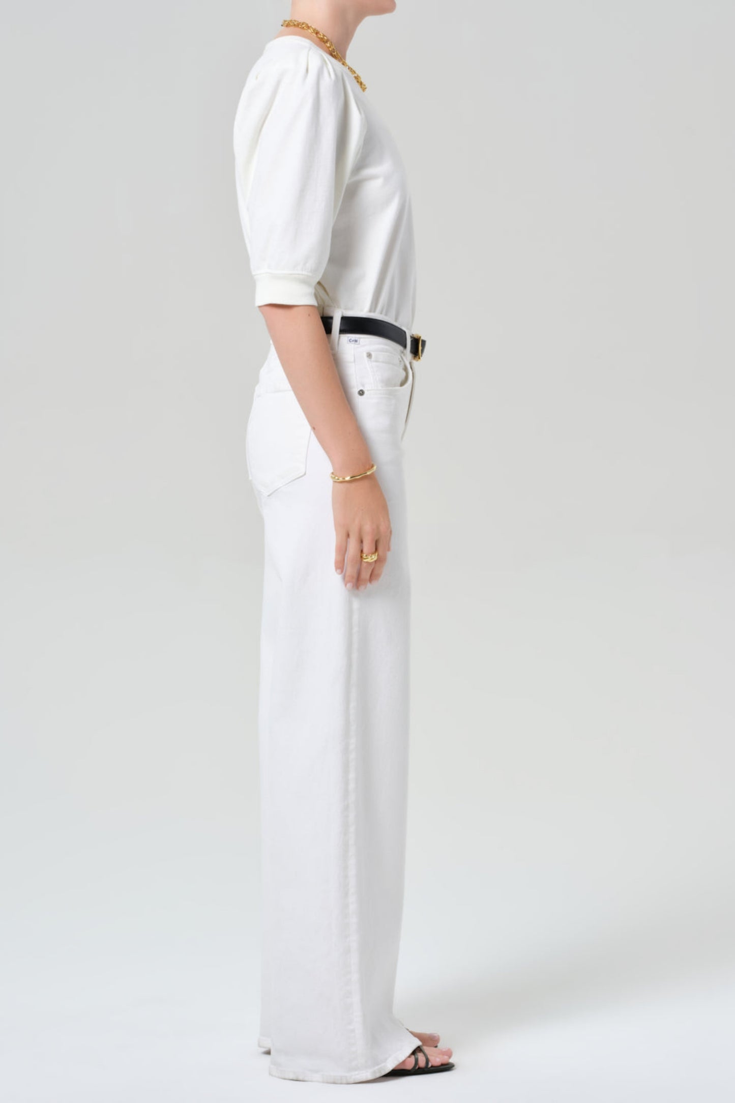 Jeans Lyra in Soft White Citizens of Humanity