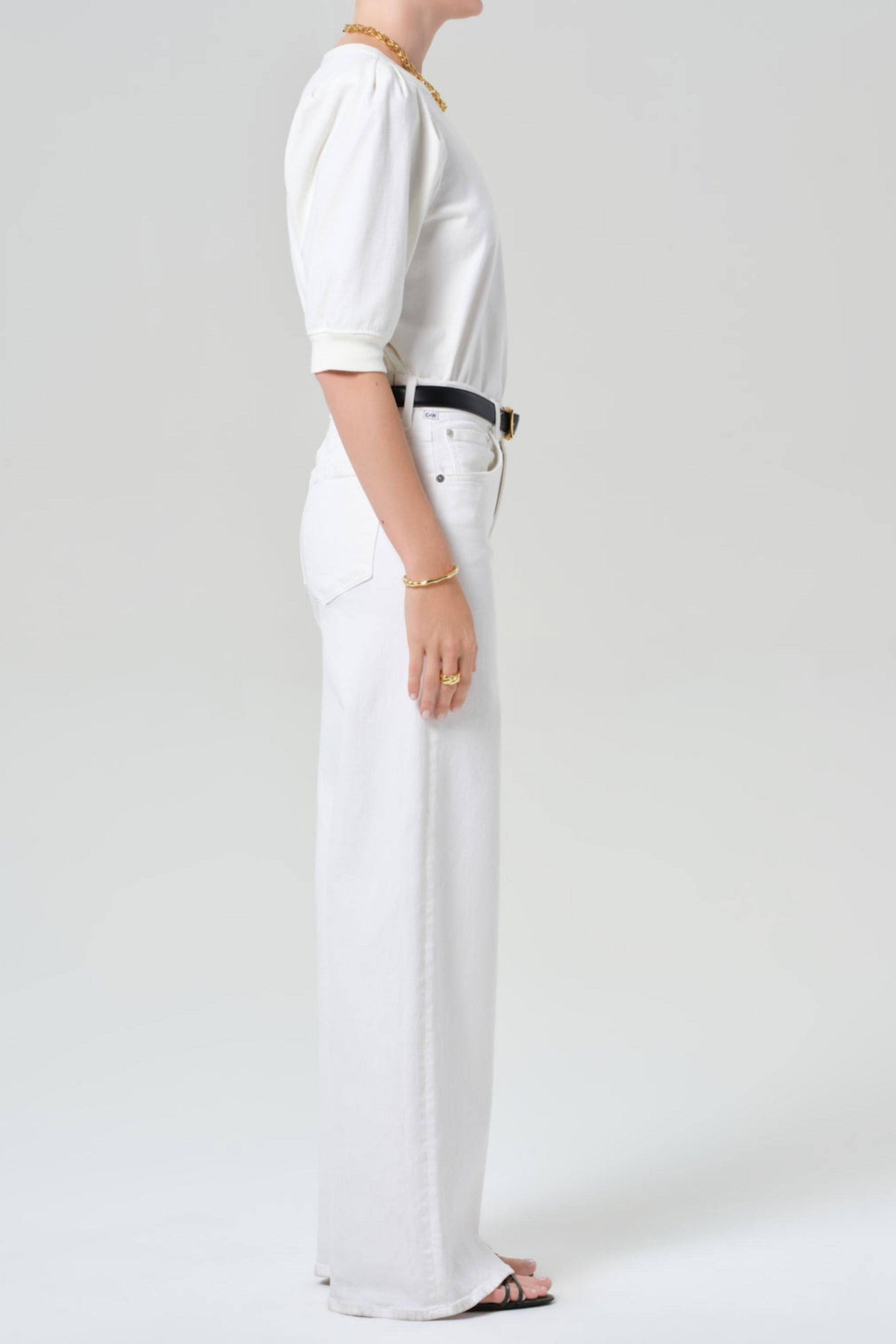 Jeans Lyra in Soft White Citizens of Humanity