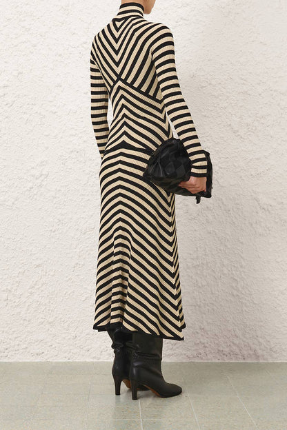 Valiant Deco Sweater in Black/Cream