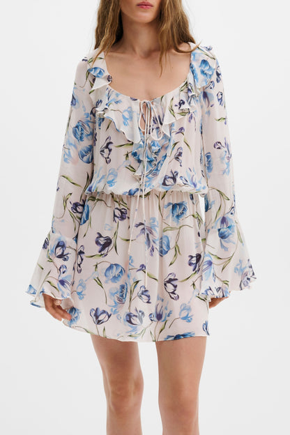 Neva dress in Tulip Blue