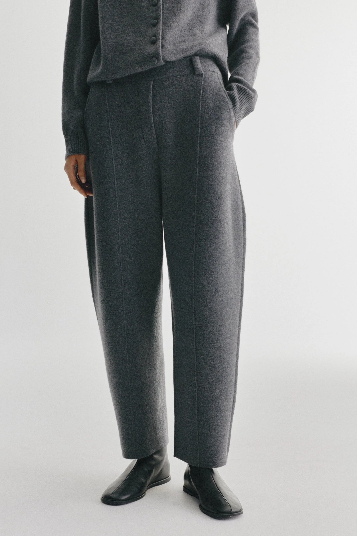 Hose Wrenda in Graphite Lisa Yang