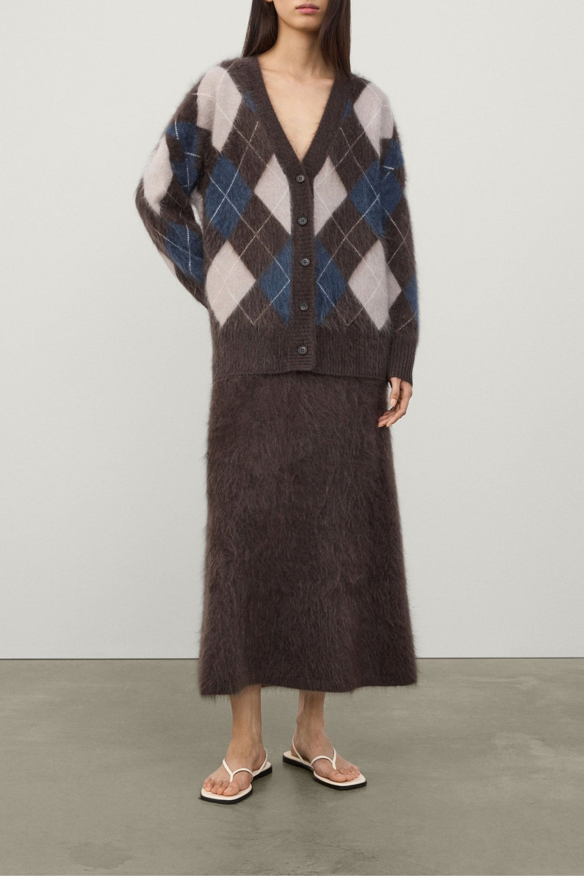 Cardigan Elaria in Wood/Night BrushedLisa Yang - Anita Hass