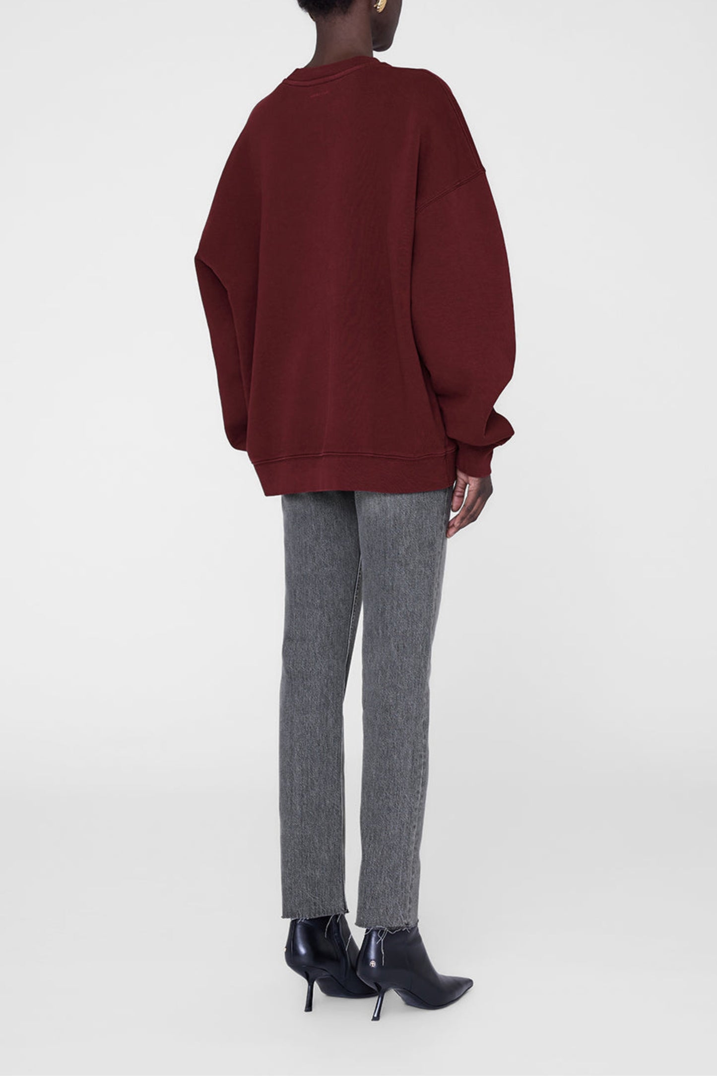 Sweatshirt Miles Chenille in BurgundyAnine Bing - Anita Hass