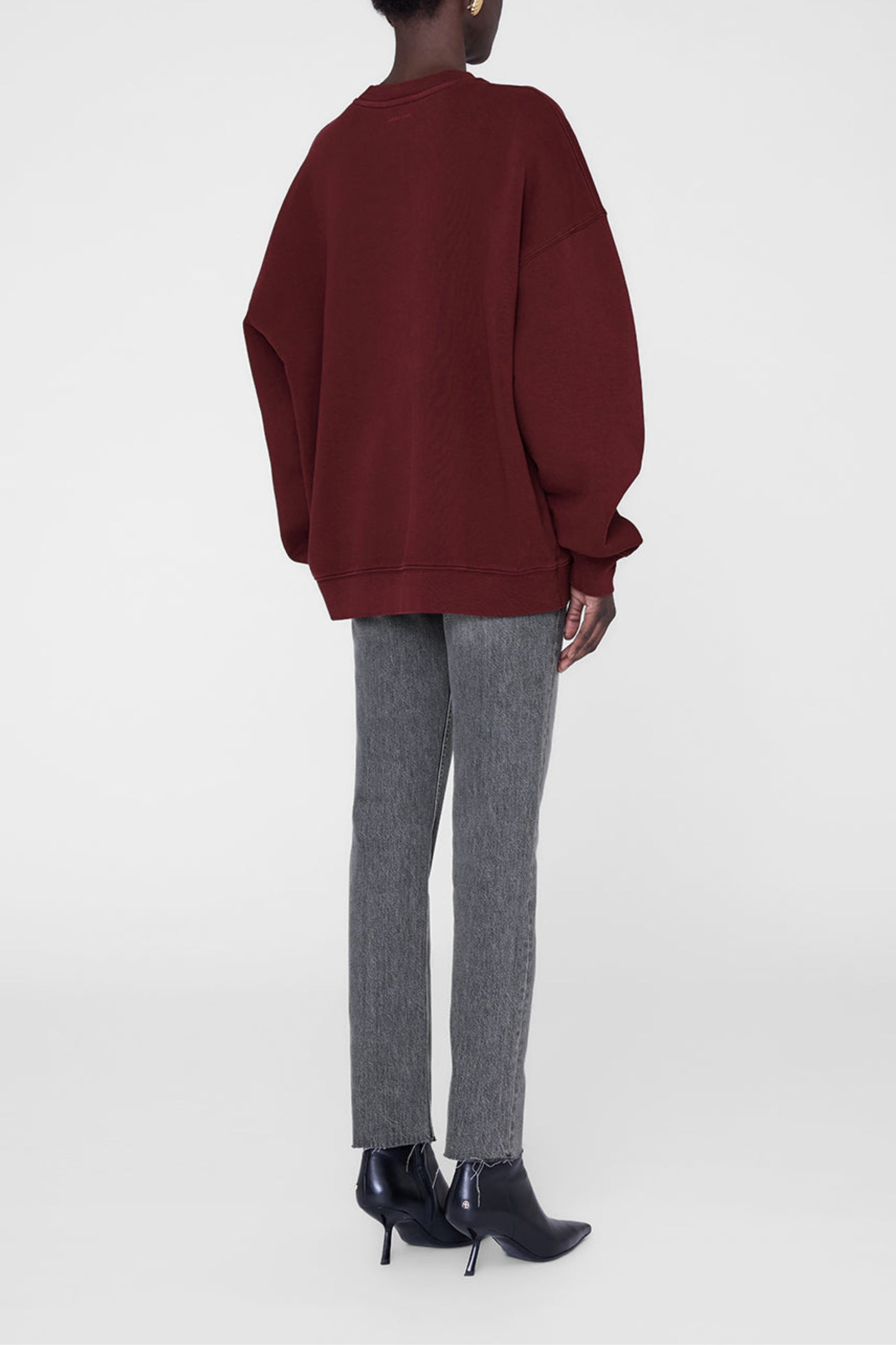 Sweatshirt Miles Chenille in BurgundyAnine Bing - Anita Hass