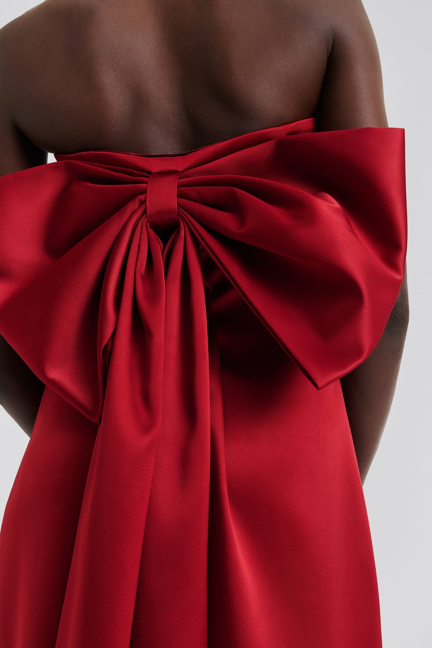 Kleid Elmina Bow in Deep RedMalina - Anita Hass