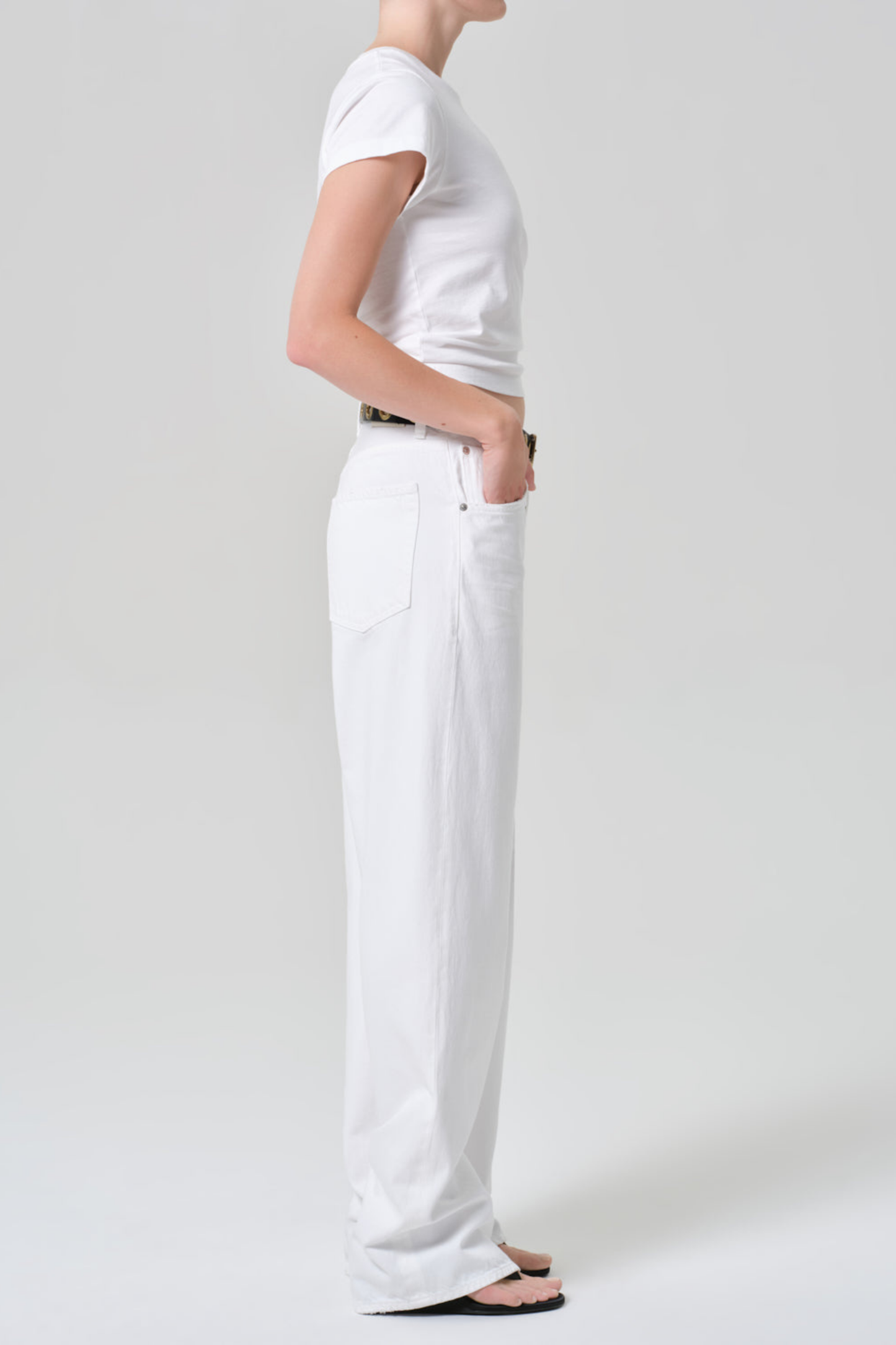 Jeans Ayla Baggy in Soft WhiteCitizens of Humanity - Anita Hass