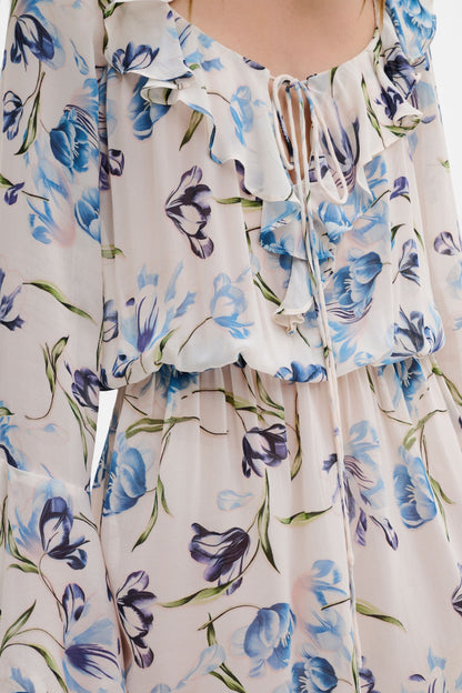 Neva dress in Tulip Blue