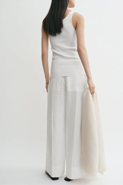 Top Compact Knit in Weiß