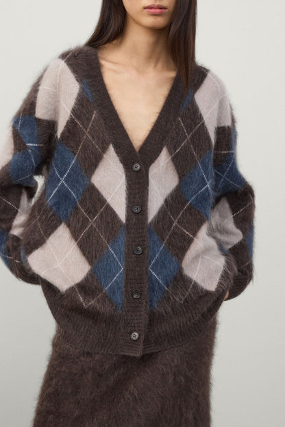 Cardigan Elaria in Wood/Night BrushedLisa Yang - Anita Hass