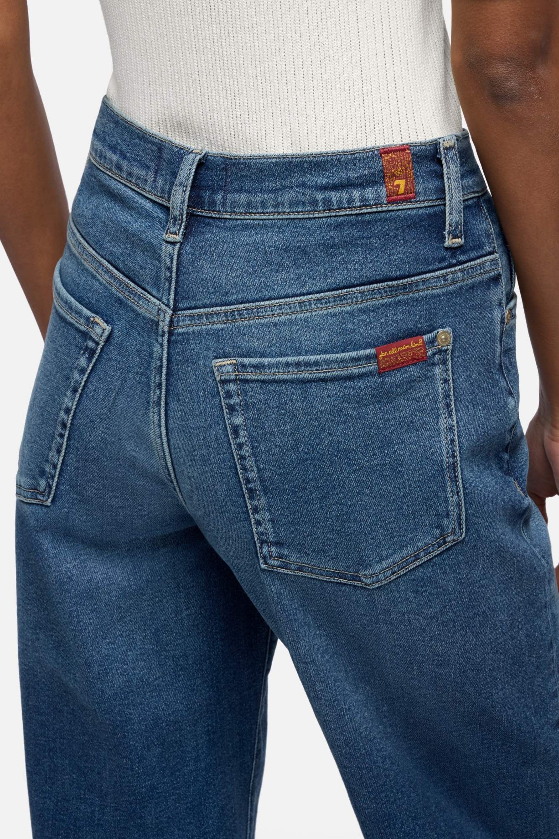 Jeans Stovepipe in Tide Break 7 For All Mankind