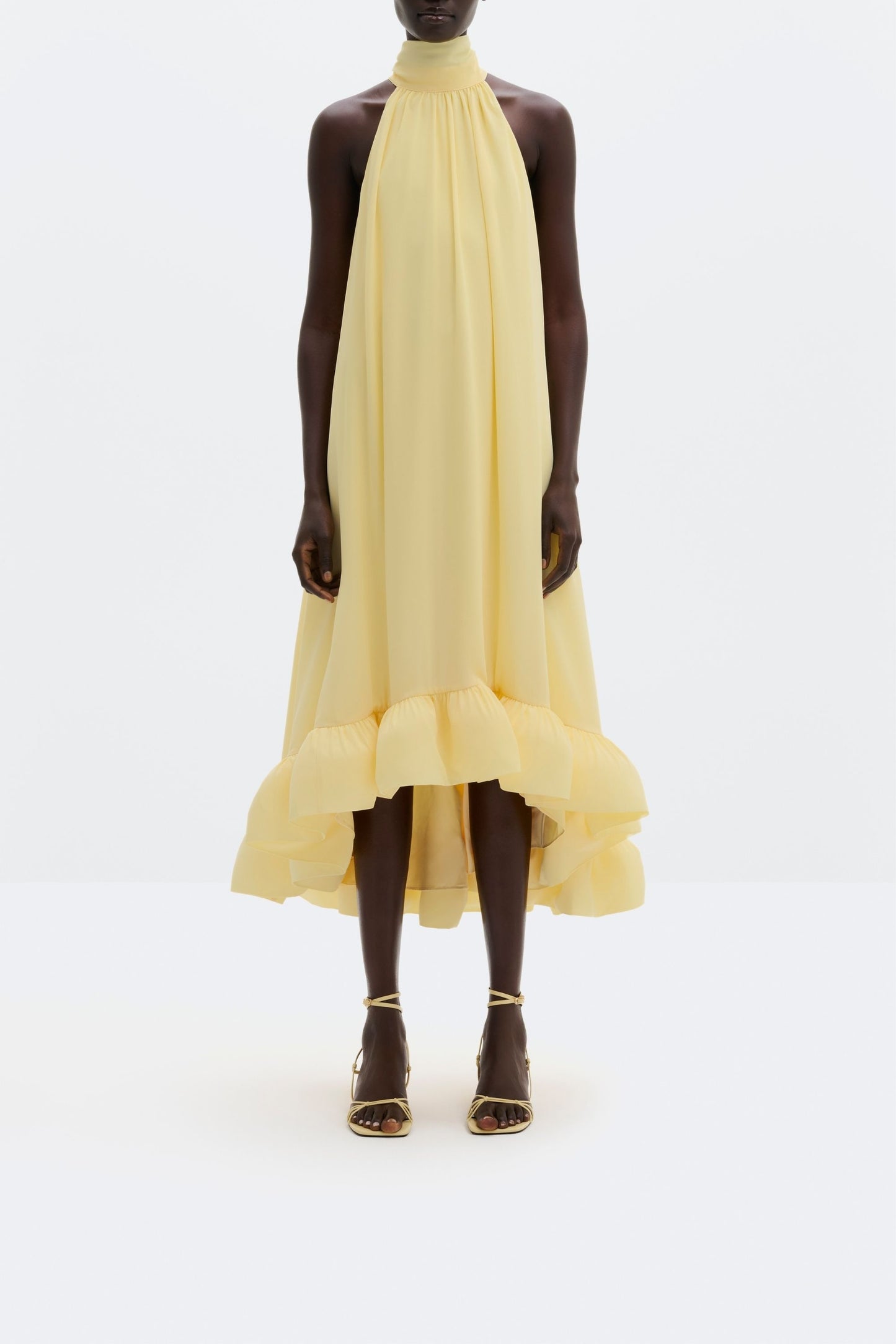 Sabrina dress in Light Lemon