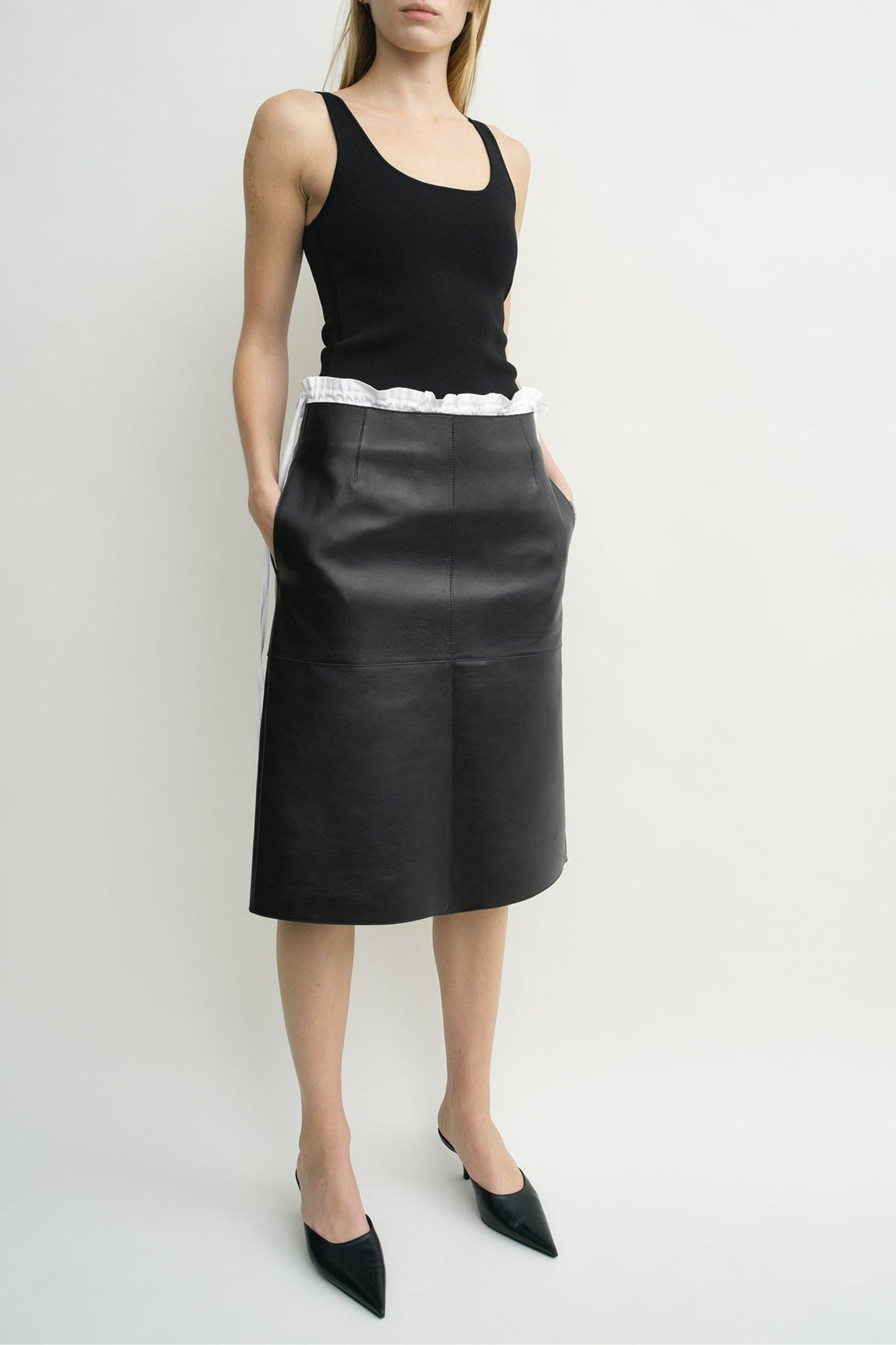 Top Compact Knit in SchwarzToteme - Anita Hass