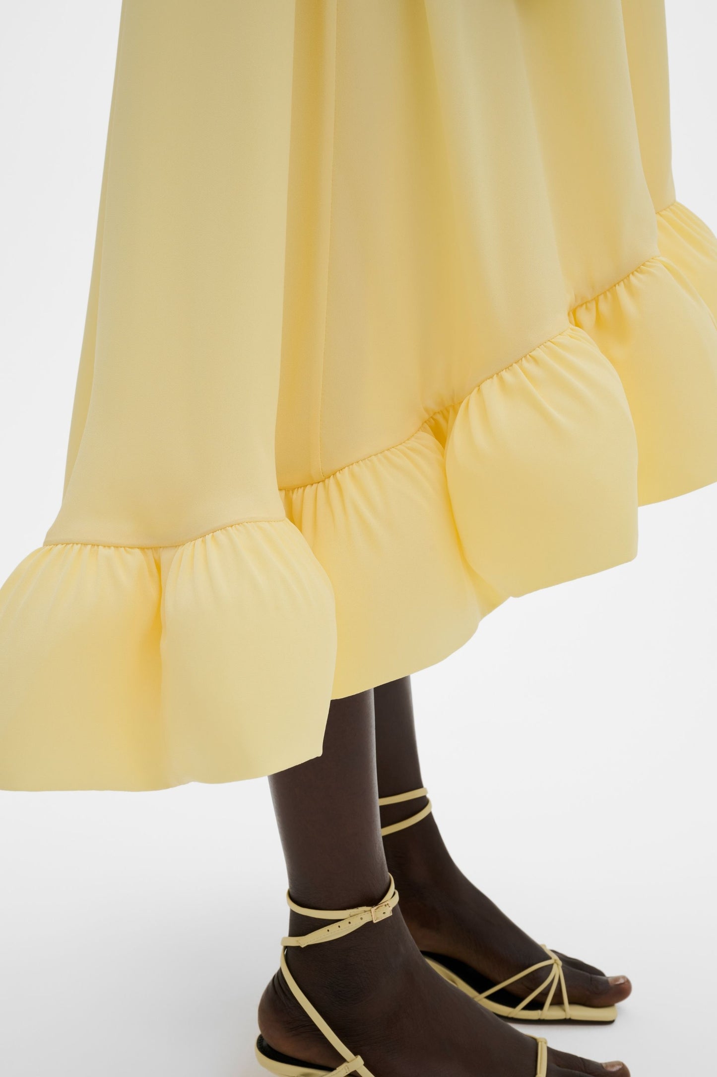 Sabrina dress in Light Lemon