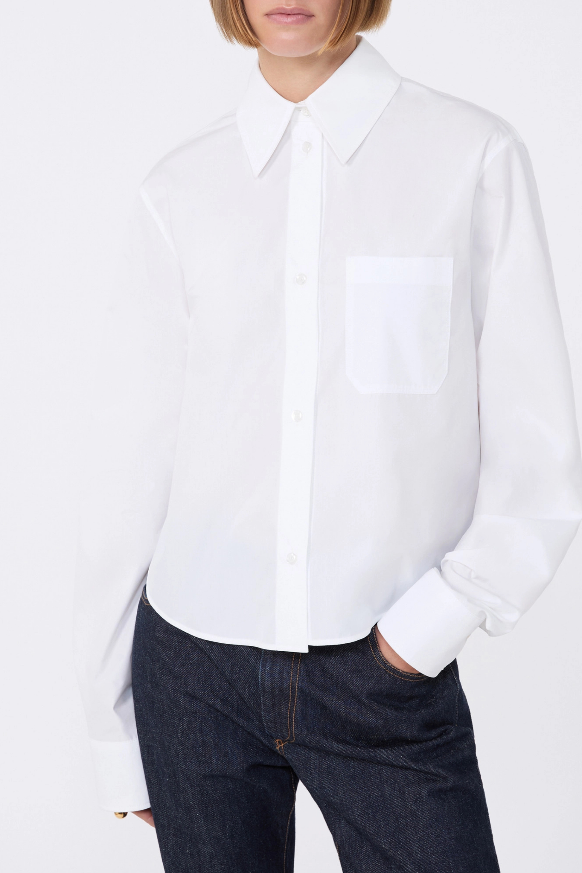 Bluse Ceppo in Optical WhiteSportmax - Anita Hass