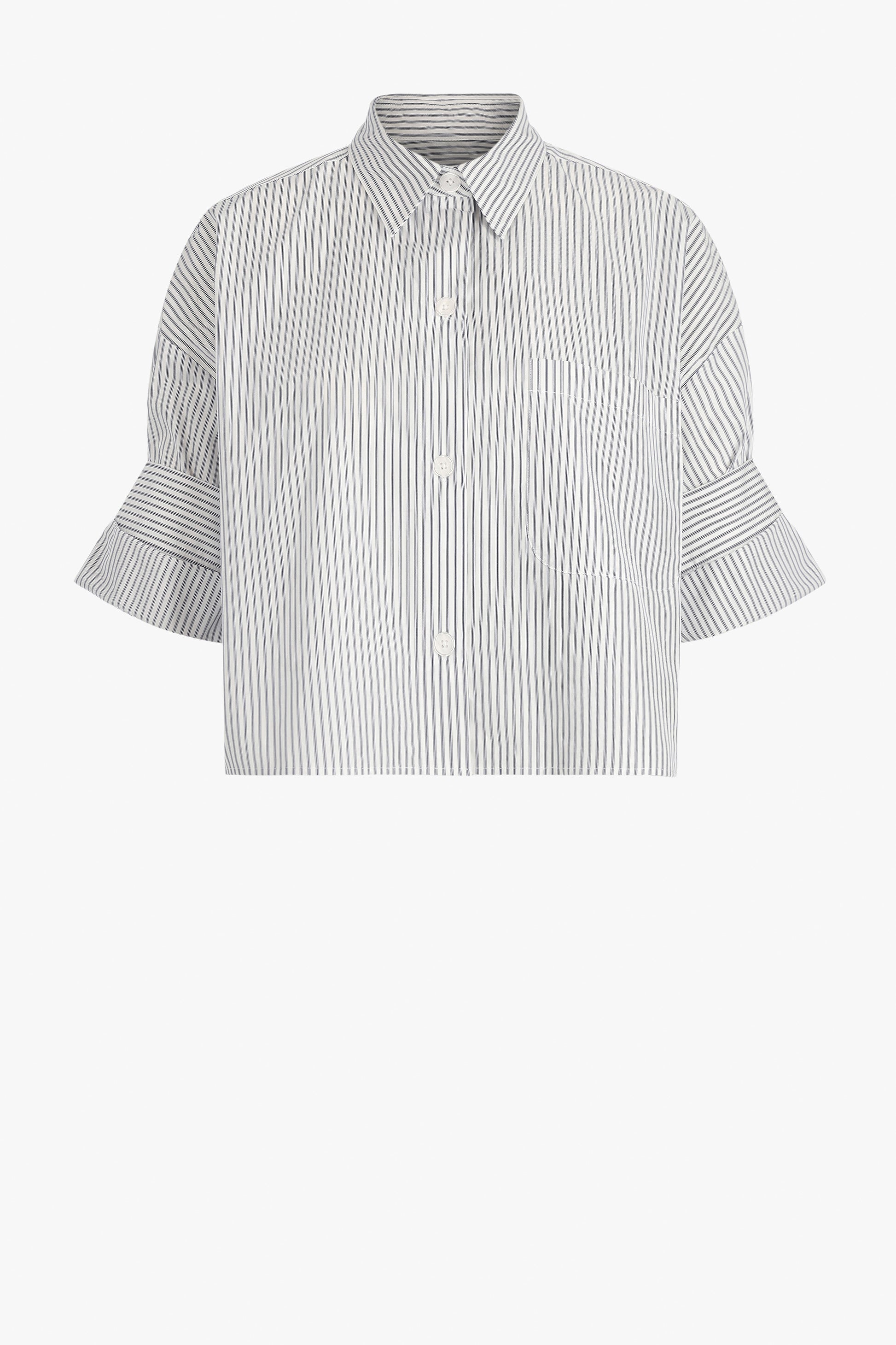 Bluse Next Ex in White/MidnightTWP Clothing - Anita Hass