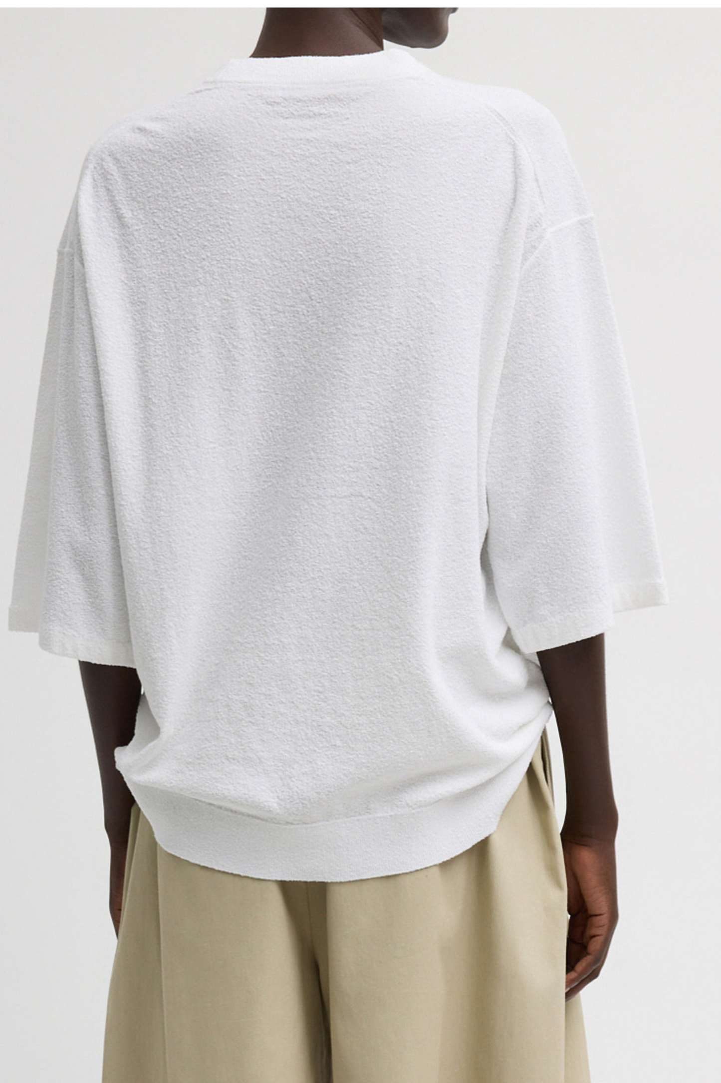 T-Shirt Sable in WeißTibi - Anita Hass
