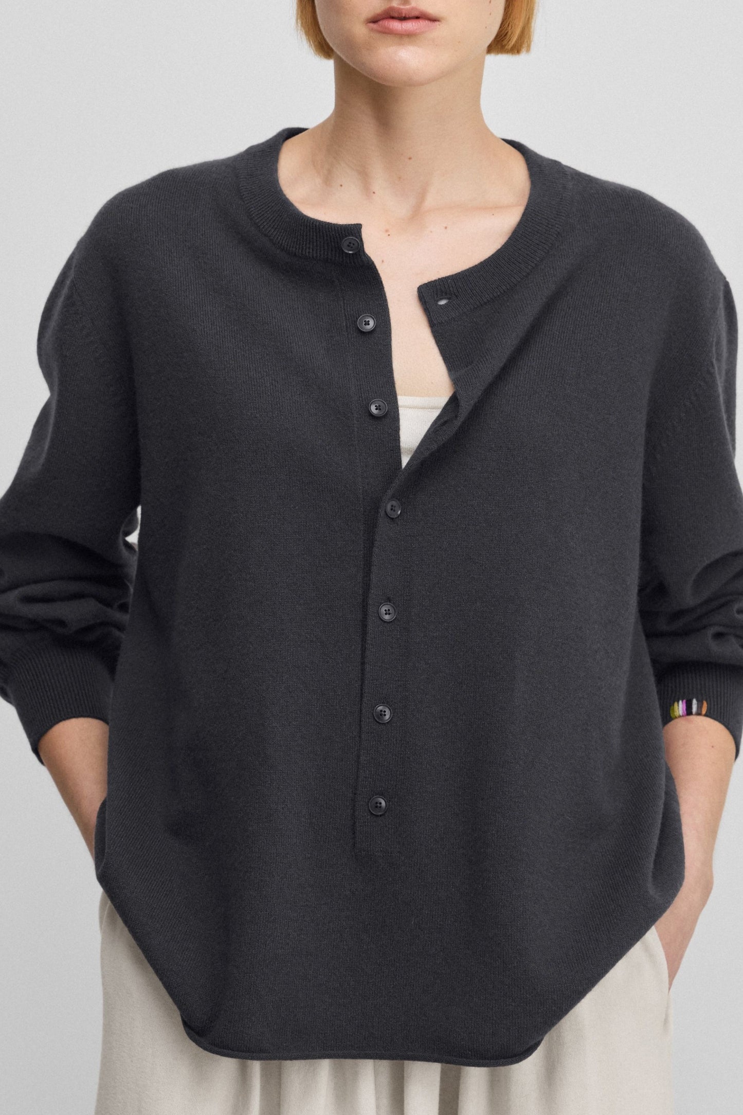 Bi N°280 sweater in Mud