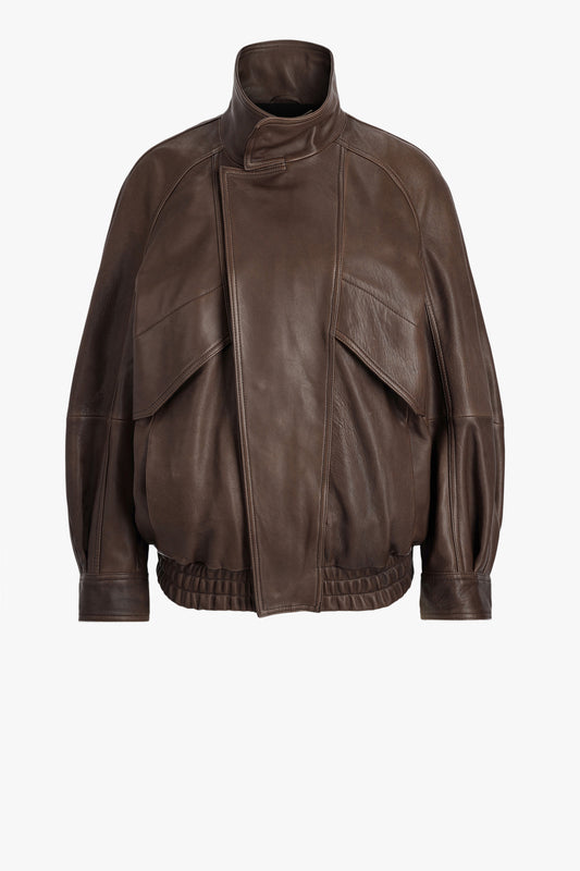 Lederjacke Ariste in Rich BrownNour Hammour - Anita Hass