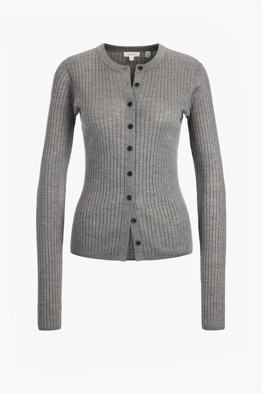 Cardigan Fisher in Heather GreyA.L.C. - Anita Hass