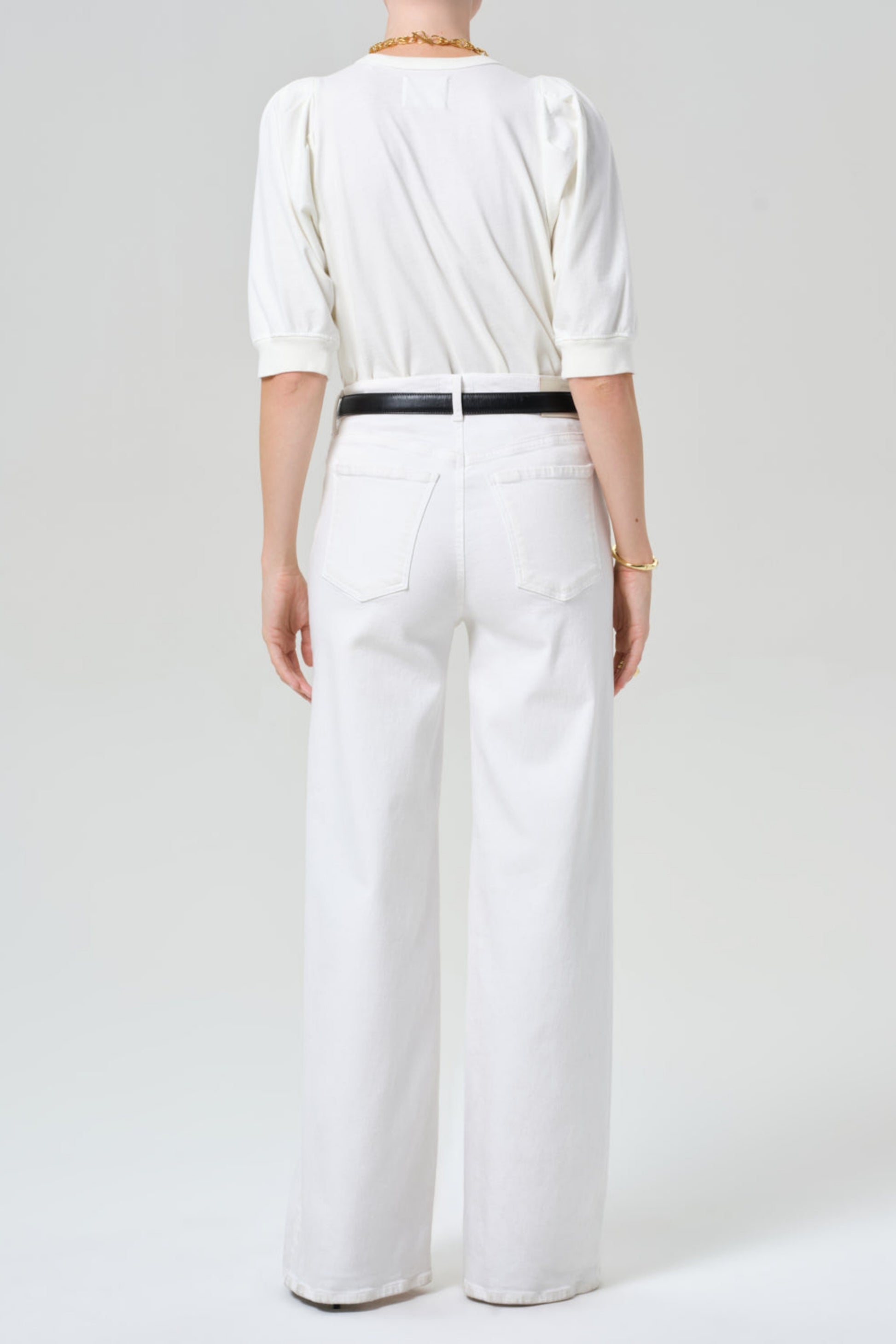 Jeans Lyra in Soft White Citizens of Humanity