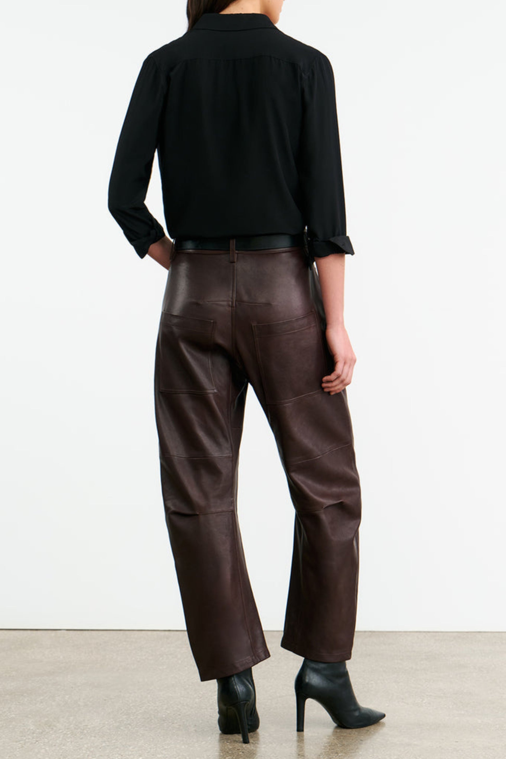 Lederhose Shon in Dark BrownNili Lotan - Anita Hass
