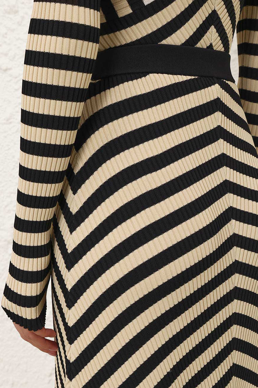 Valiant Deco Skirt in Black/Cream