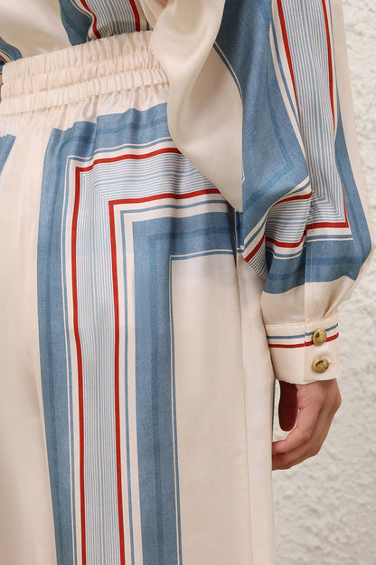 Hose Track in Ticking StripeZimmermann - Anita Hass