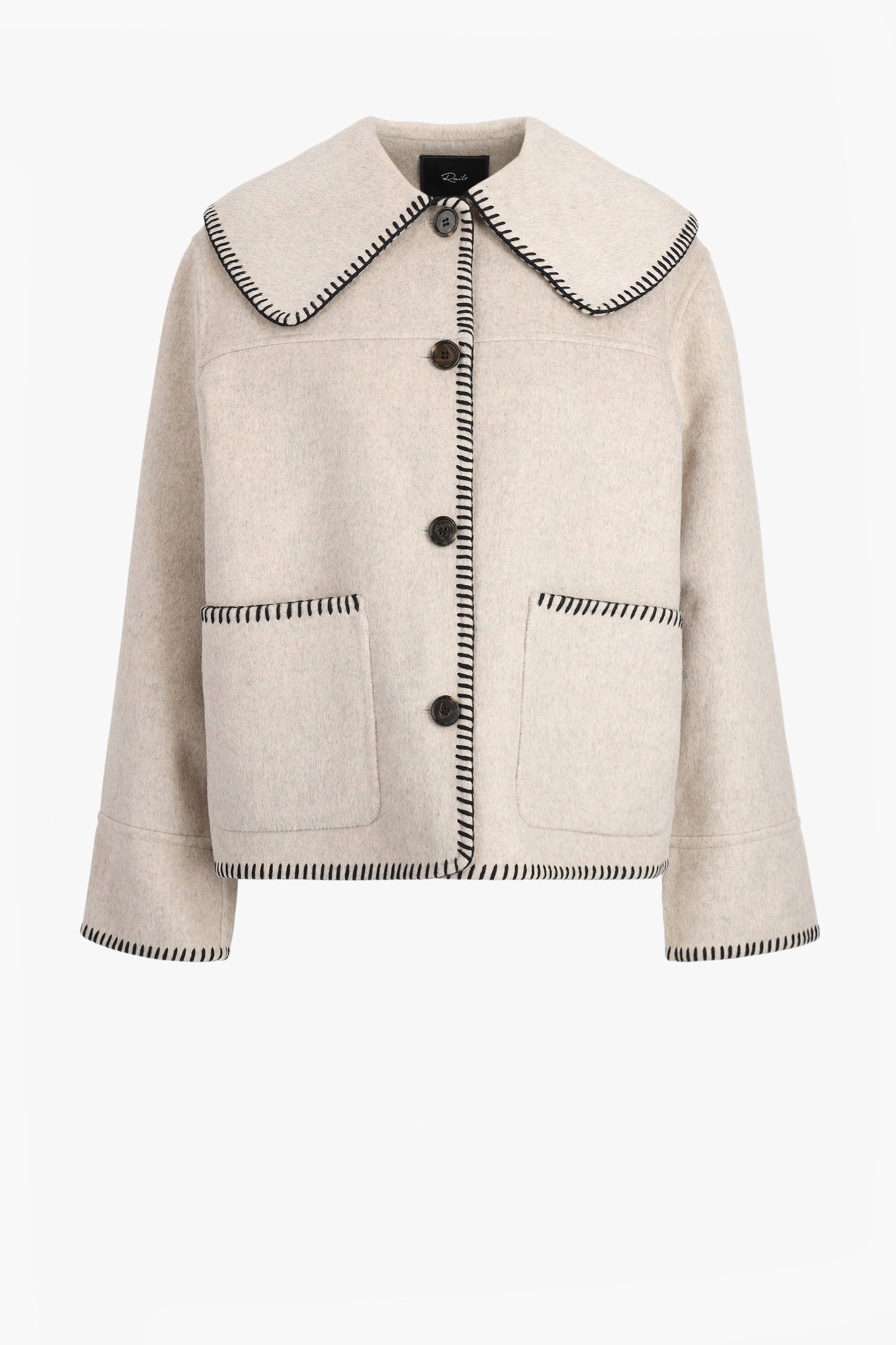 Jacke Patty in OatmealRails - Anita Hass