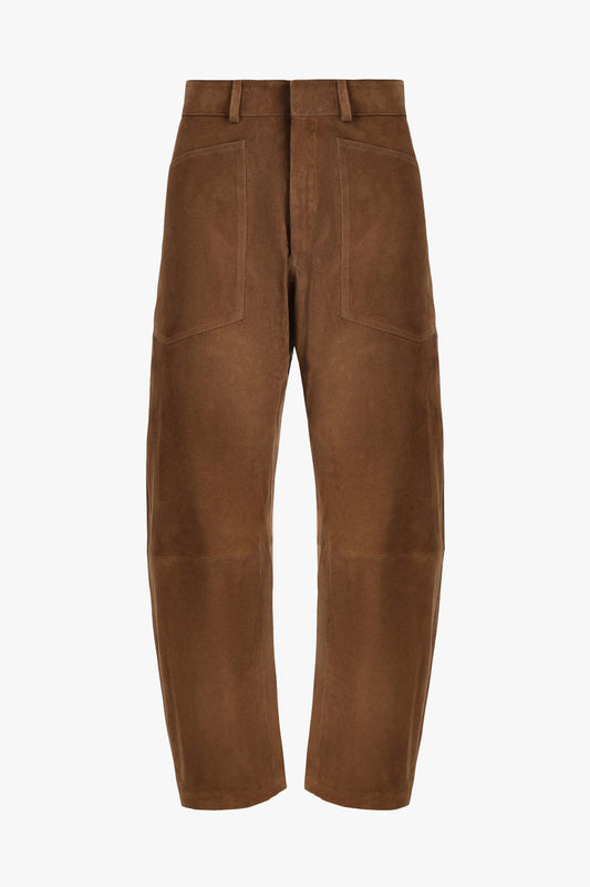 Lederhose Sam in Tabacco Suede