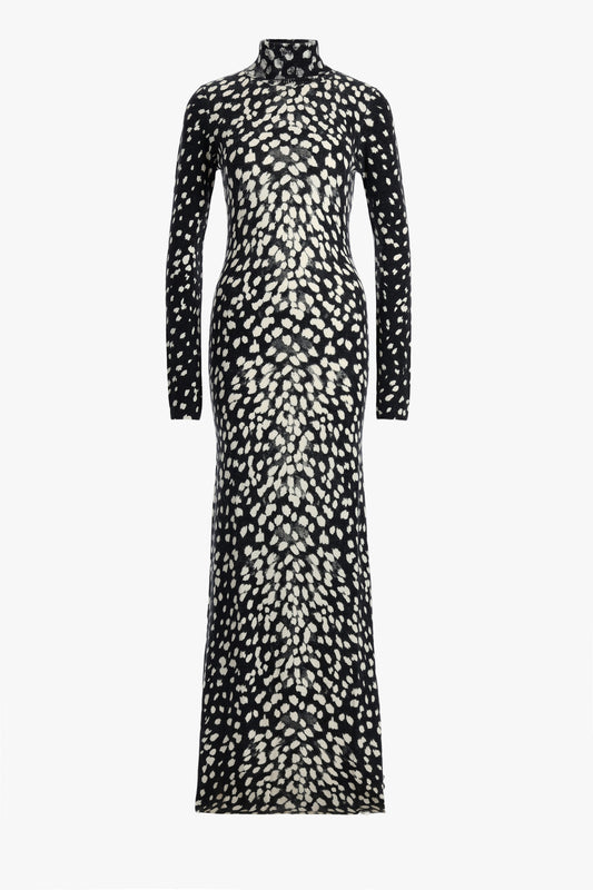 Kleid The Camille in Snow LeopardBrandon Maxwell - Anita Hass