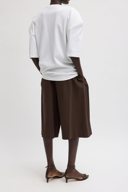 T-Shirt Perfect Hinged in WeißTibi - Anita Hass