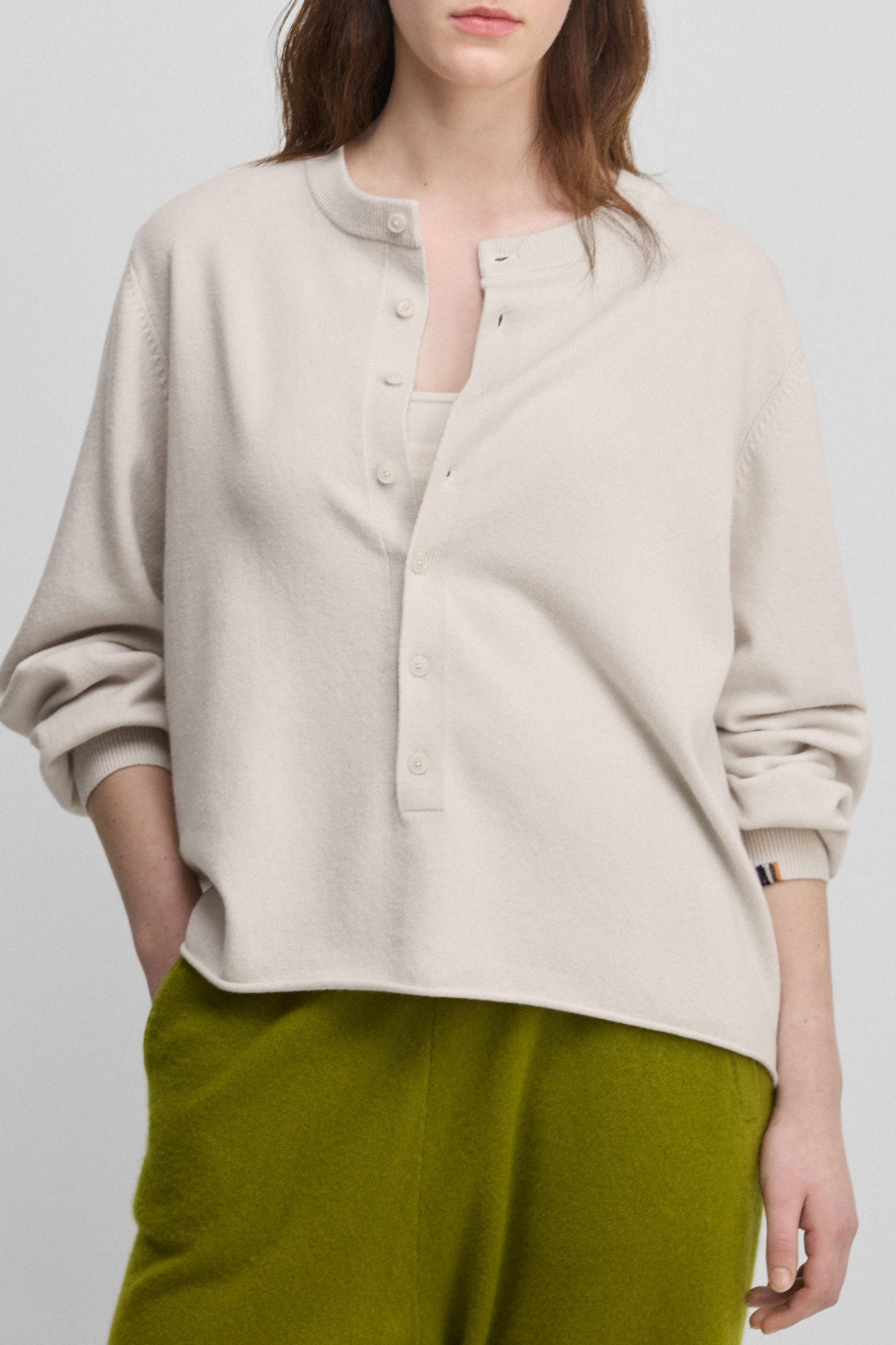 Sweater Bi N°280 in Bone