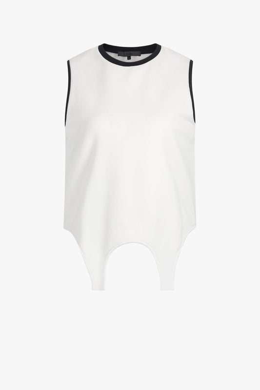 Active Flip knitted top in white