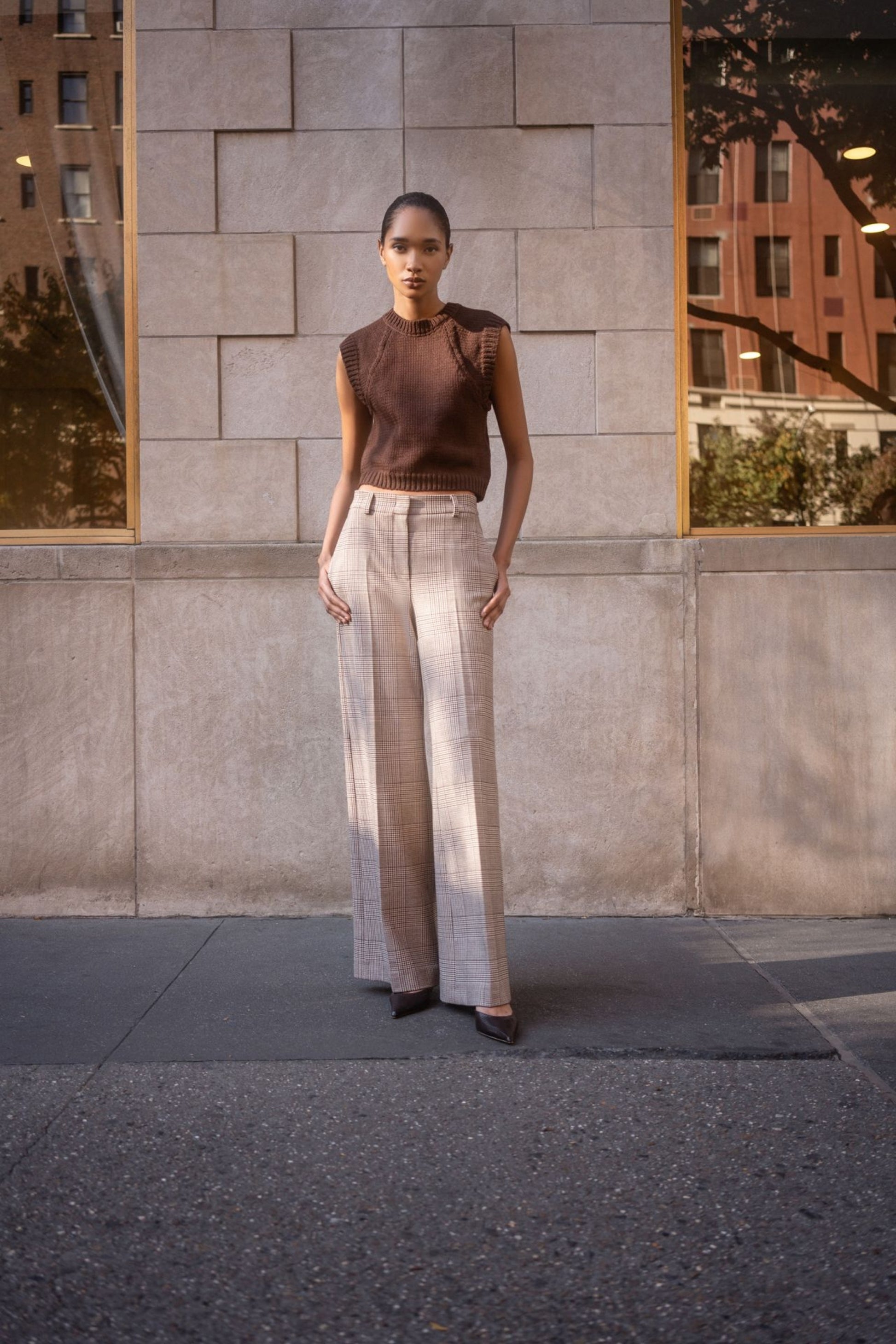 Hose Shiloh British Glencheck in BeigeSeductive - Anita Hass