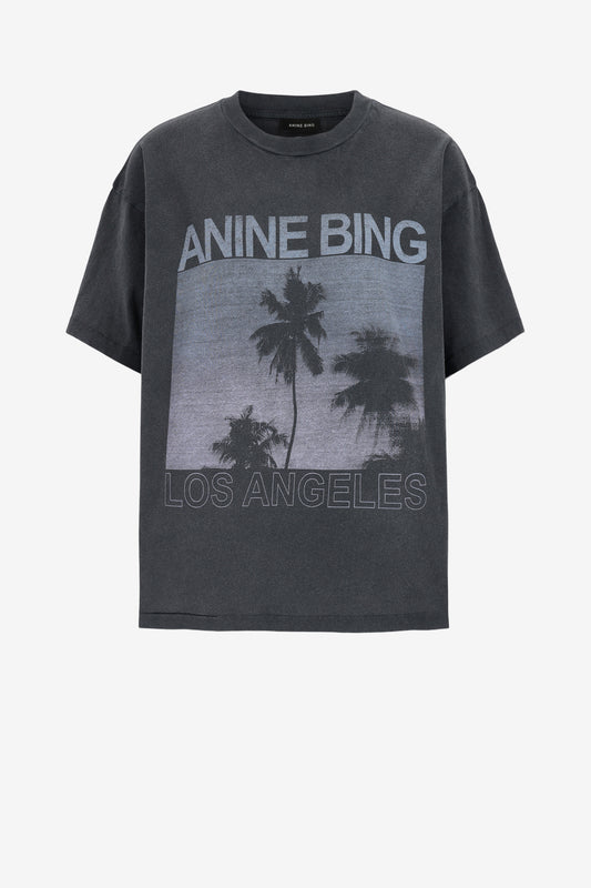 T-shirt Cade Palms in Washed Grey