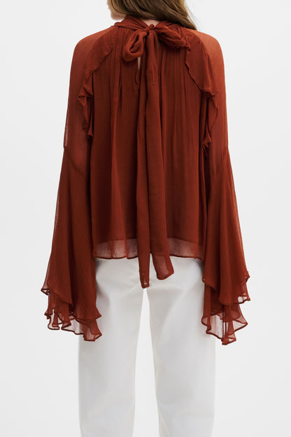 Blusa Therese en óxido