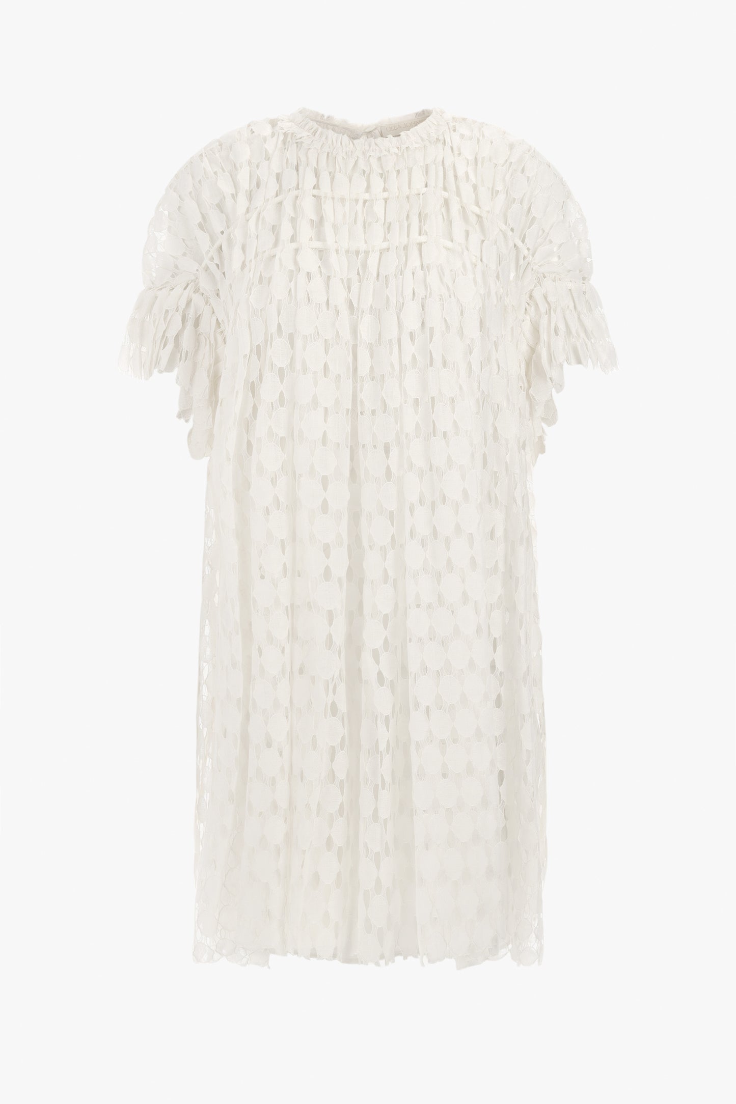 Layla Lace dress in Chalk