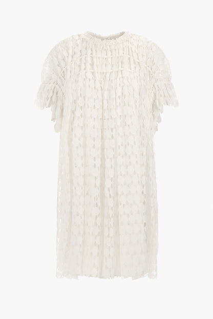 Layla Lace dress in Chalk