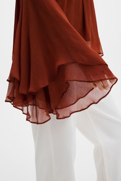 Blusa Therese en óxido