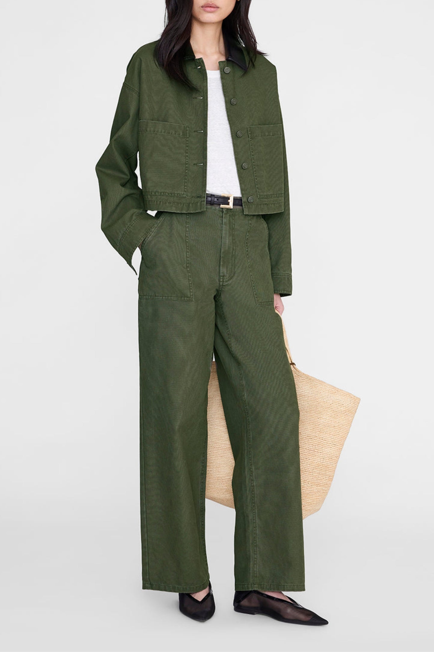 Jacke Yuma in Army Green