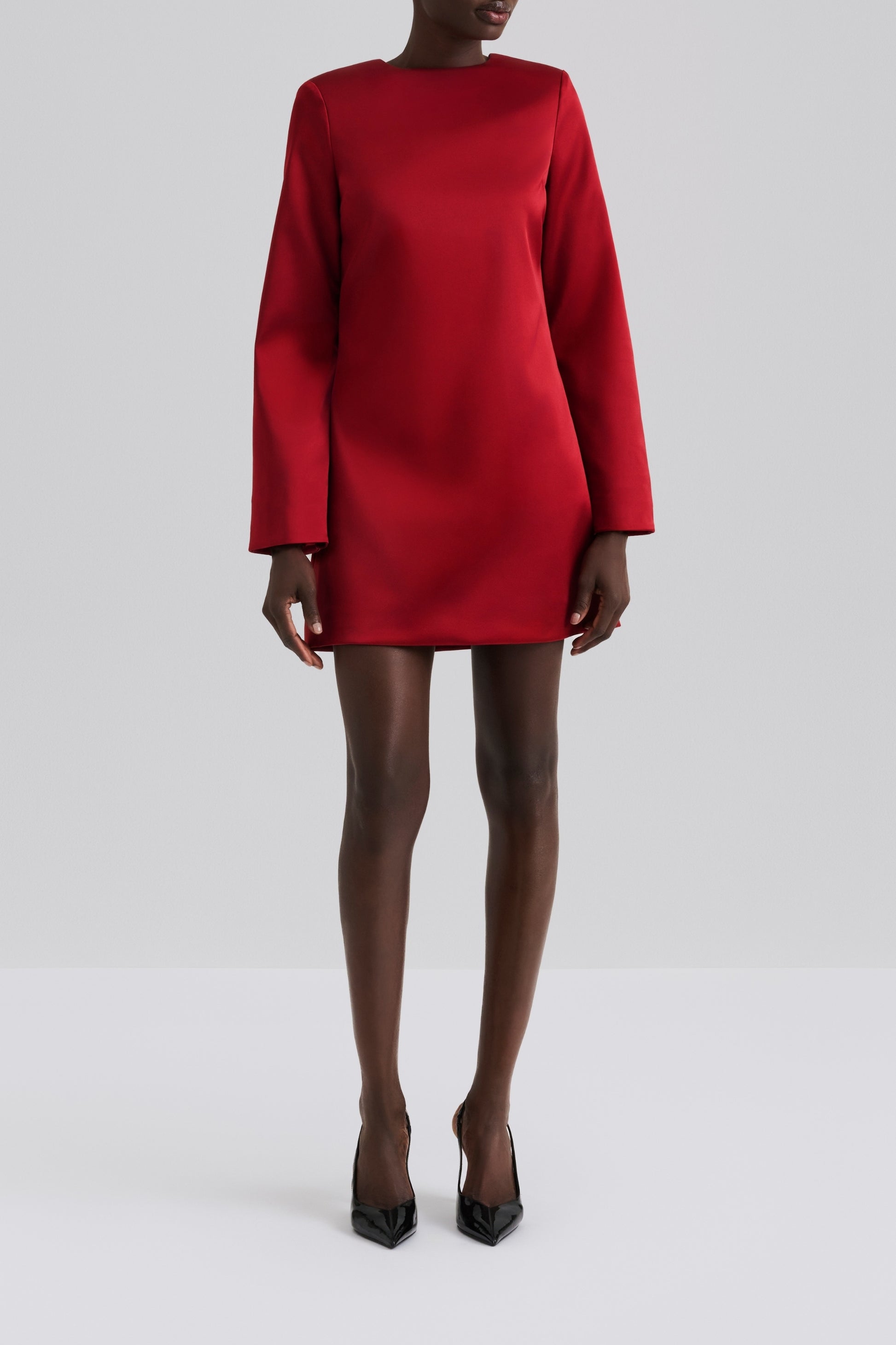 Kleid Elna Bow in Deep RedMalina - Anita Hass