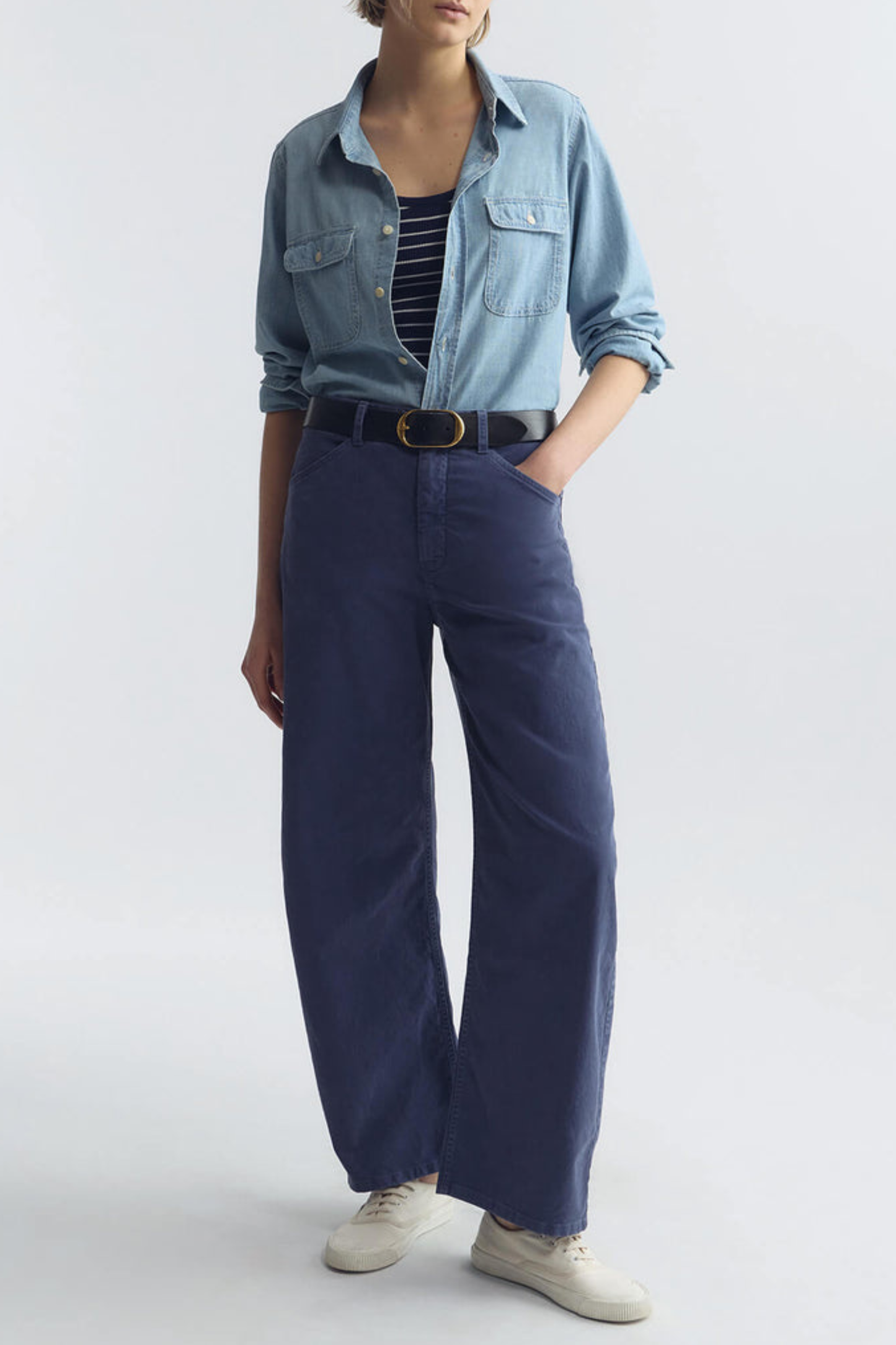 Hose Tribeca in French NavyNili Lotan - Anita Hass