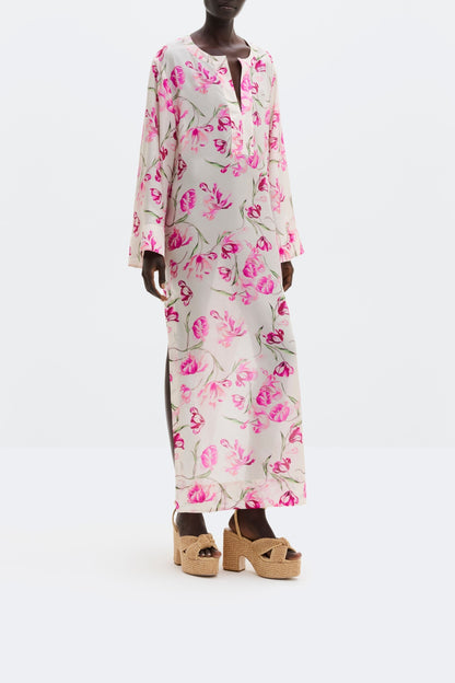 Brenda dress in tulip pink